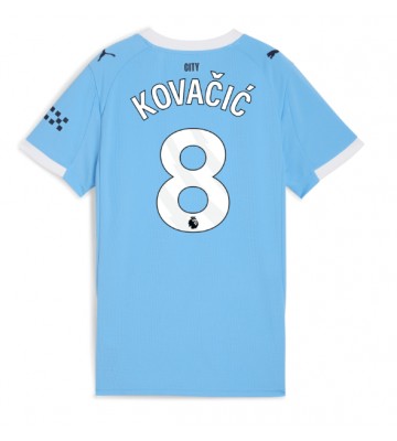 Manchester City Mateo Kovacic #8 Hjemmebanetrøje Dame 2025-26 Kortærmet